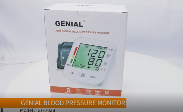 Genial GT-702B Smart Blood Pressure Monitor - Your Complete Home Health Solution