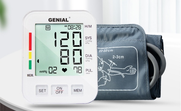 Genial GT-702C Smart Blood Pressure Monitor - Reliable Health Tracking Made Simple