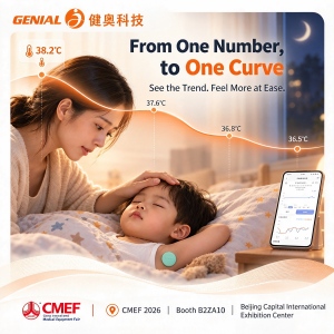 2026 CMEF | Genial to Showcase New Product at CMEF to Solve Pain Points of Continuous Temperature Monitoring